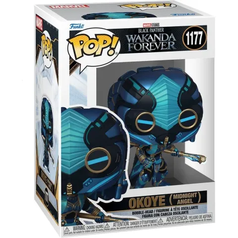 Black Panther Wakanda Forever Funko Pop Vinyl: Okoye (Midnight Angel)