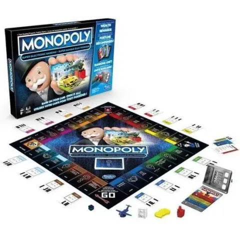 Board Game Monopoly Electronic Banking Hasbro Es