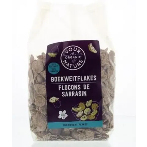 Boekweitflakes Your Organic Nature - Zak 250 gram - Biologisch