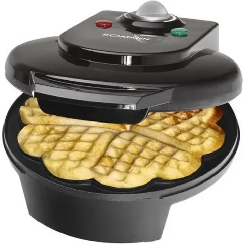 Bomann WA 5018 CB Schwarz Waffeleisen, 1200 Watt