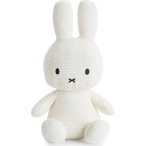 Bon Ton Toys Knuffel Nijntje - Corduroy medium - wit