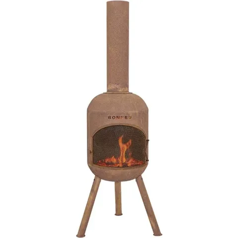 BonFeu - Bonsolo Roest (Ø 34 cm) - Vuurhaard - Staal - Bruin
