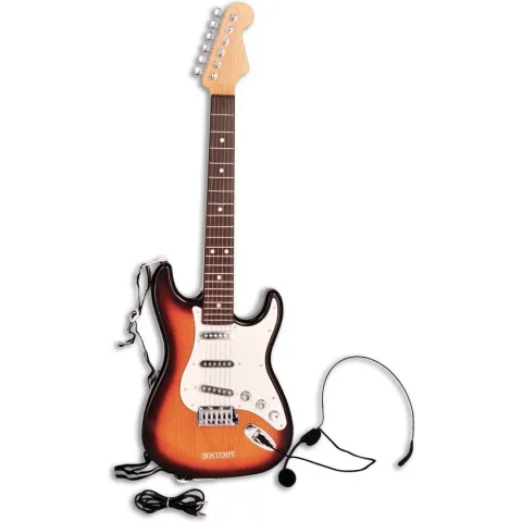 Bontempi Genius - Elektrische Gitaar - Microfoon - Schouderriem