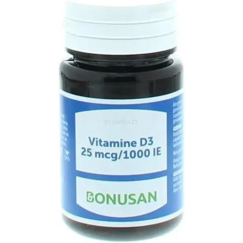 Bonusan Vitamine D3 25 mcg - 90 Capsules - Vitaminen