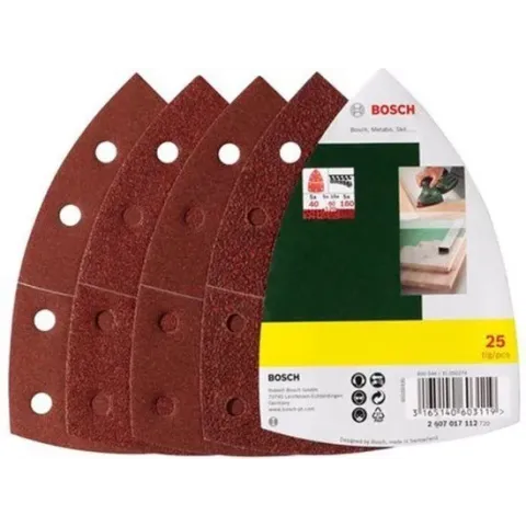 Bosch 25-delige schuurbladset voor multischuurmachines