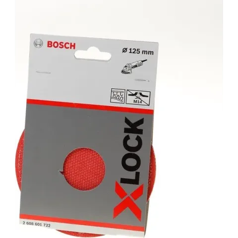 Bosch 2608601722 X-Lock Steunschijf met klithechting - 125mm