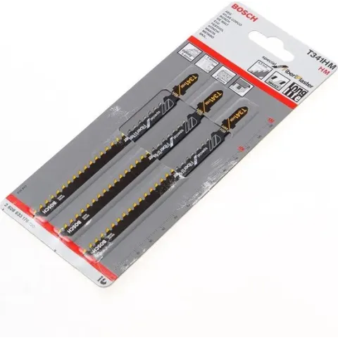 Bosch Accessories 2608900564 EXPERT „Fiber Plaster” T 341 HM Decoupeerzaagblad, 3 stuks 3 stuk(s)