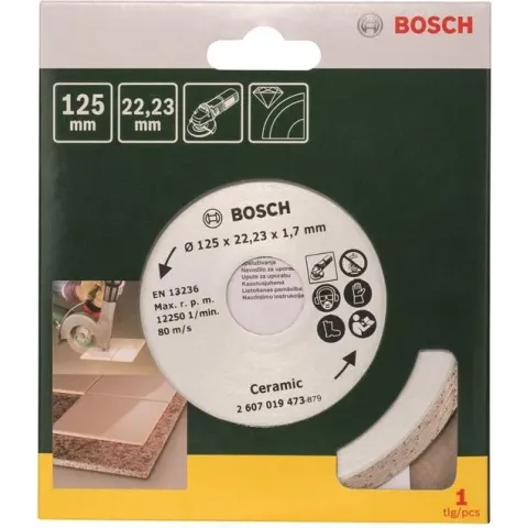 Bosch Diamanstschijf 125 mm -  Tegels