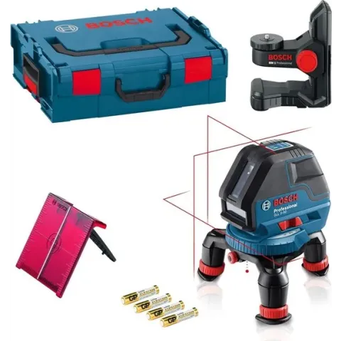 Bosch GLL 3-50 lijnlaser + wandhouder (BM 1) in L-Boxx