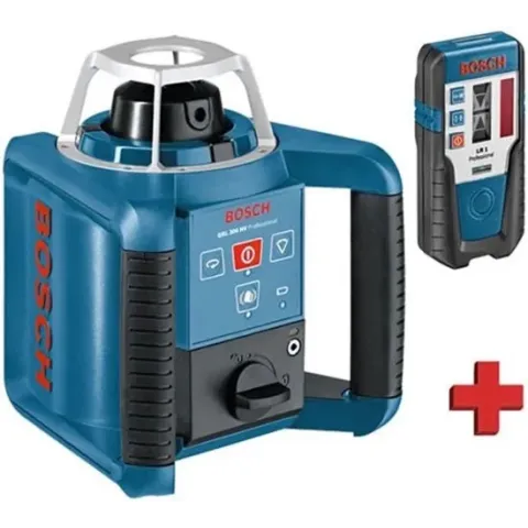 Bosch GRL 400 H rotatie laser + LR 1 ontvanger in koffer - 400m