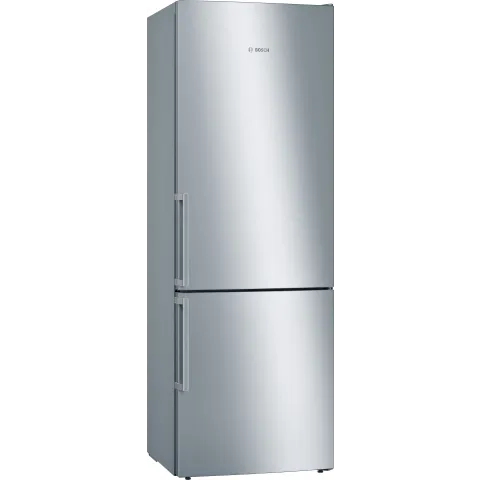 Bosch KGE49EICP Koelkast met vriesvak Aluminium
