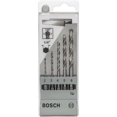 Bosch Metaalboren set HSS-G, 5 delig boorset
