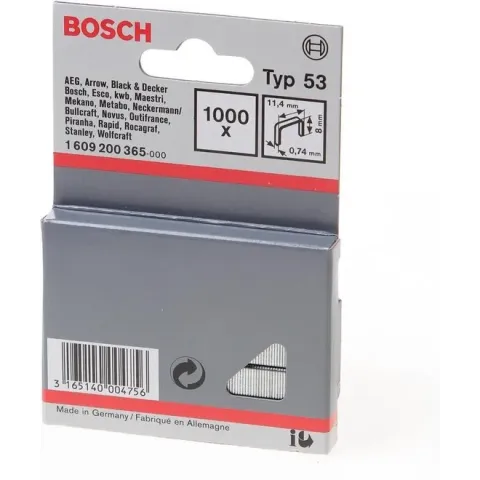 Bosch - Niet met fijne draad type 53 - 11,4 x 0,74 x 8 mm