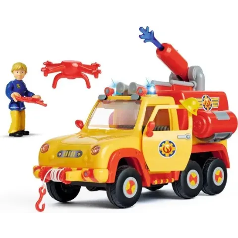 Brandweerman Sam Brandweerauto Venus 2.0  met figuur - Speelgoedvoertuig - vanaf 3 jaar