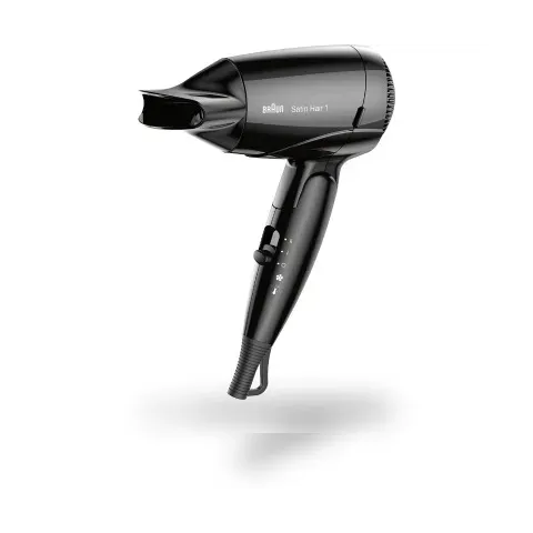 Braun HD130 Satin-Hair 1 Style&Go Haardroger Zwart