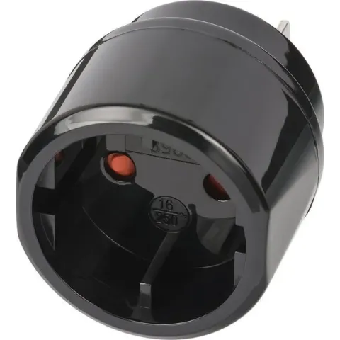 Brennenstuhl 1508450 Type C (Europlug) Type A Zwart netstekker adapter