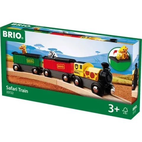 BRIO Trein met safari dieren - 33722
