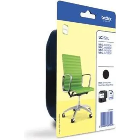 Brother LC-229XLBKBP - Inktcartridge / Zwart / Hoge Capaciteit