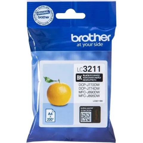 Brother LC-3211BK inktcartridge Origineel Zwart