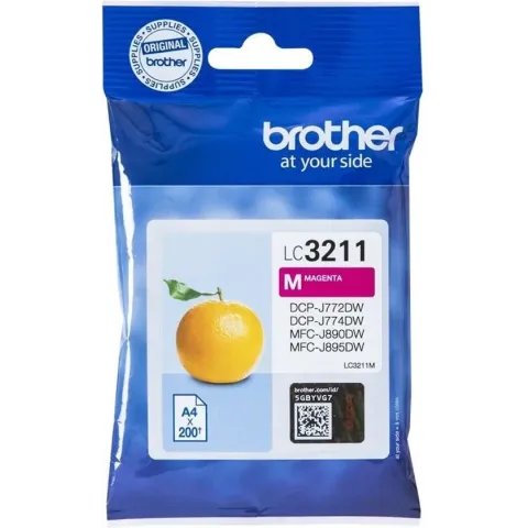 Brother LC-3211M inktcartridge Origineel Magenta