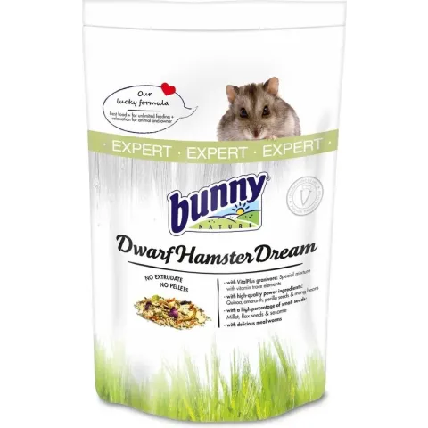 Bunny Nature Dwerghamsterdroom Expert - Caviavoer - 500 g