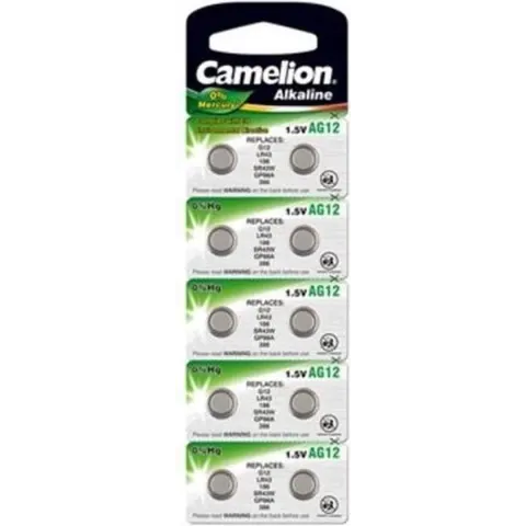 Camelion AG12 alkaline 10-pack