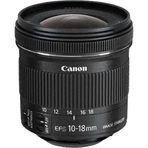 Canon EF-S 10-18mm f/4.5-5.6 IS STM - Zwart