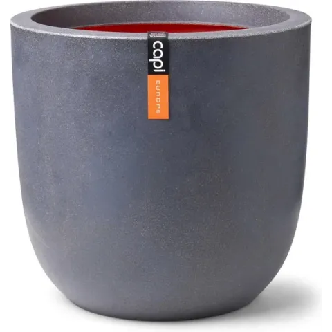 Capi Europe - Bloempot bol Smooth NL 54x52 donkergrijs