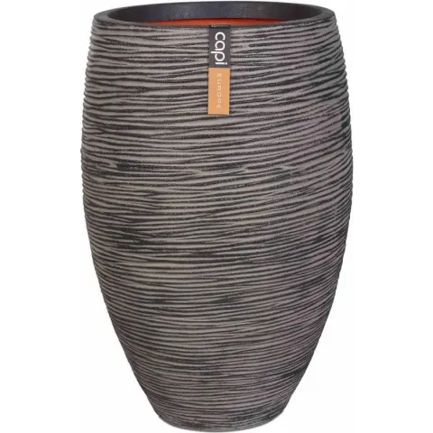 Capi - Vaas elegant deluxe rib NL 40x60 antraciet