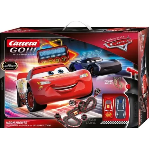 Carrera GO!!! Disney Cars Neon Nights - Racebaan