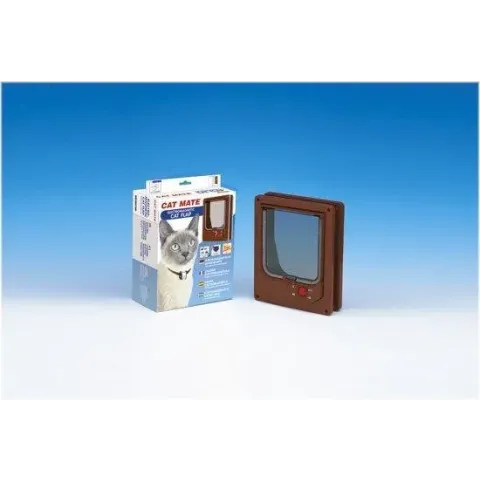 Cat Mate Kattenluik electromagnetisch 354 - Wit - 20 x 10,5 x 28,5 cm