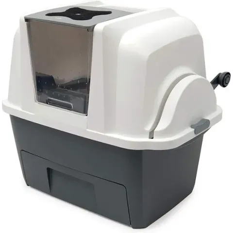 Catit Kattenbak - Incl. 4 Afvalzakken - Grijs/Wit - 67 x 48 x 46 cm