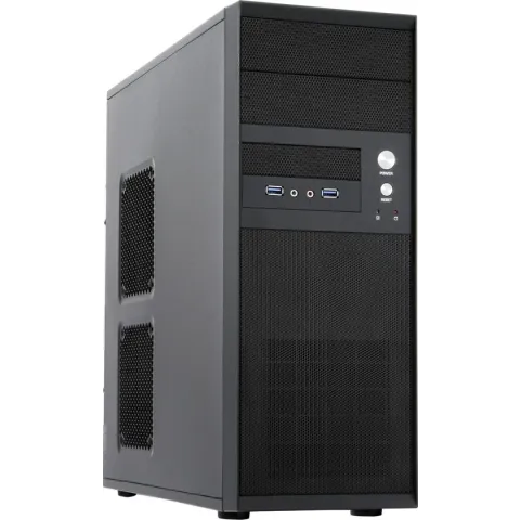 Chieftec CQ-01B-U3-OP computerbehuizing Midi-Toren Zwart