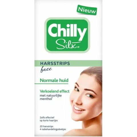 Chilly Silx 20x Harsstrips Gezicht Normale Huid