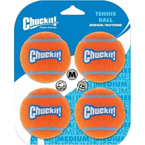 Chuckit! Tennis Ball Medium - 4 stuks