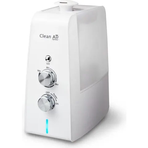 Clean Air Optima CA-602 luchtbevochtiger 3,5 l 30 W Transparant, Wit