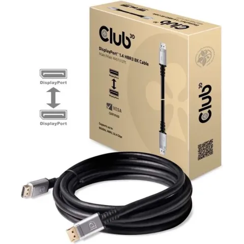 CLUB3D DisplayPort 1.4 HBR3 8K Kabel M/M 4meter
