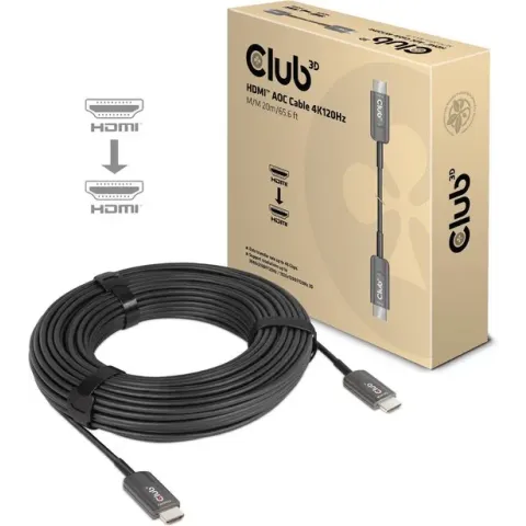 Club3D HDMI-Kabel A -> A 2.1 aktiv opt. 8K60Hz UHD 20 Meter retail