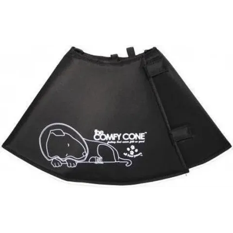 Comfy cone hondenkap zwart m 30-38 cm / 20 cm hoog