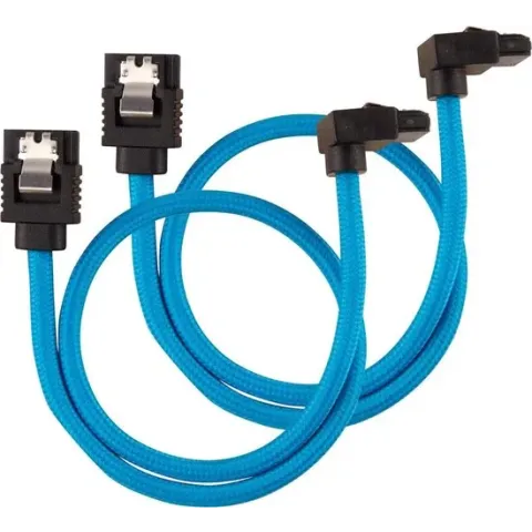 Corsair CC-8900281 SATA-kabel 0,3 m Zwart, Blauw