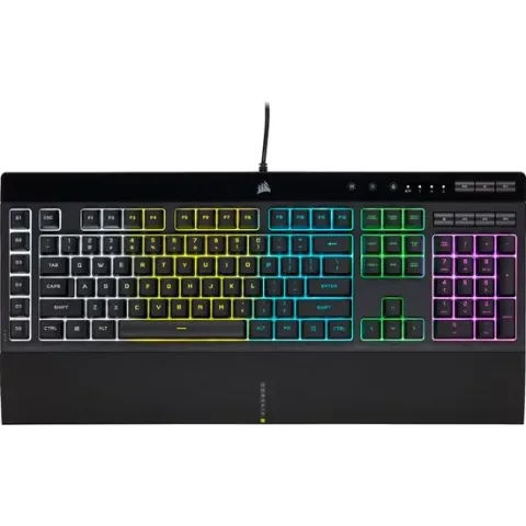 Corsair K55 RGB Pro Qwerty Gaming Toetsenbord - Zwart