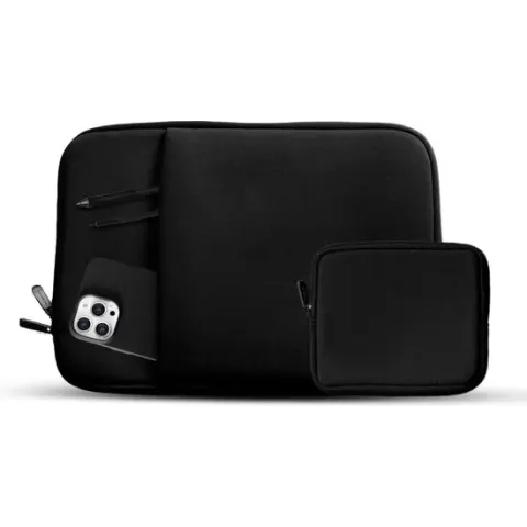 Coverzs Laptop sleeve 15.6 inch + Extra tasje