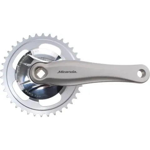 Crankstel 38T zilver mdl. Gazelle alu+disk 91mm
