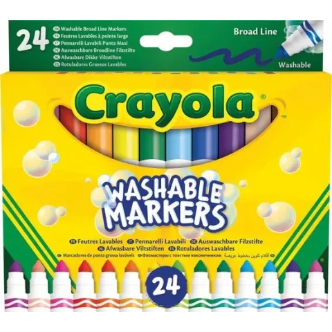 Crayola 24 Viltstiften met kegelpunt
