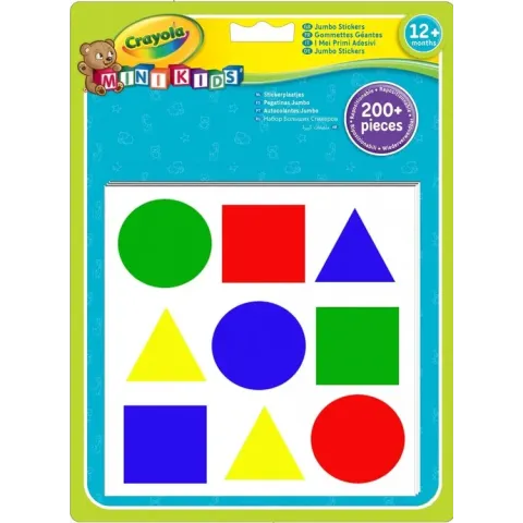 Crayola Mini Kids - Jumbo Stickers Vormen