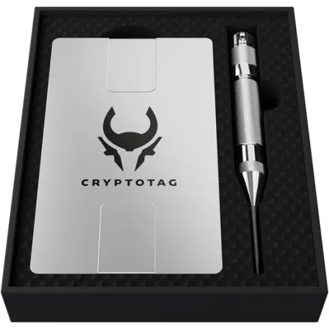 CRYPTOTAG Zeus Starter Kit - seed phrase back-up