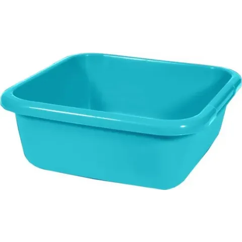 Curver Afwasbak - Vierkant - 40x40x15 Cm - 15 Liter - Blauw