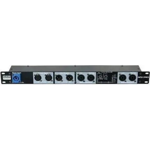 DAP Audio ACU-100 Audio connectorpaneel, zwart