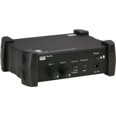 DAP-Audio PRE-202 fantoomvoeding 48V