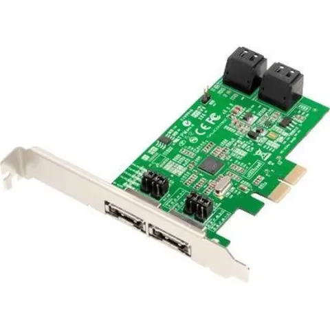 Dawicontrol PCI Card PCI-e DC-624e RAID R2 4-kanaals SATA 6G retail